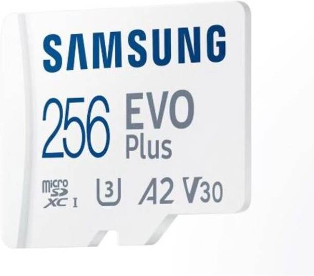 SAMSUNG MB-MCB256SA/ZD EVO PLUS 256 GB MicroSDXC Class 10 160 MB/s Memory Card Compatible with Camera, Computer, Gaming Console, Mobile, Tablet