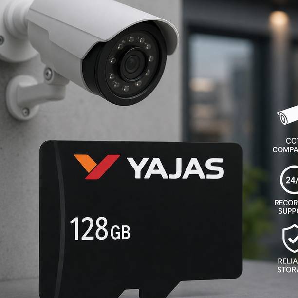 yajas 128GBSDCARD-SMDISK 10 128 GB MicroSDXC Class 10 148 MB/s  Memory Card Compatible with Camera, Computer, Gaming Console, Mobile, Tablet