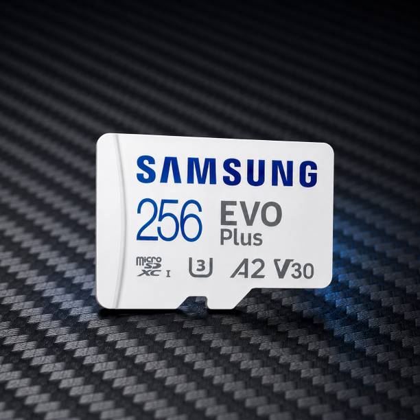 SAMSAM EVO Plus 256 GB MicroSDXC Class 10 Class 10 130 MB/s Memory card MEMORY EVO 256 GB MicroSDXC Class 10 130 MB/s Memory Card Compatible with Camera, Computer, Gaming Console, Mobile, Tablet