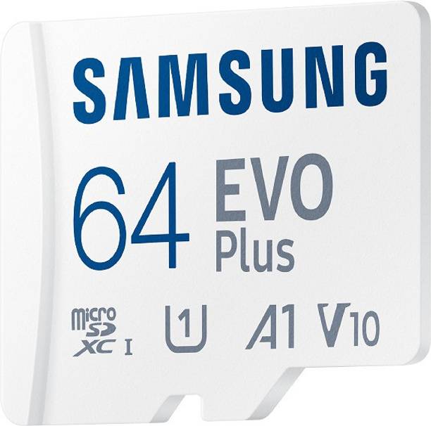 SAMSUNG MB_2154C Evo Plus Micro 64 GB MicroSDXC Class 10 130 MB/s Memory Card Compatible with Camera, Computer, Gaming Console, Mobile, Tablet