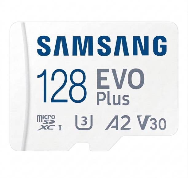 Samsangevoplus V30 V30 128 GB MicroSDXC Class 10 120 MB/s  Memory Card Compatible with Mobile, Tablet, Computer