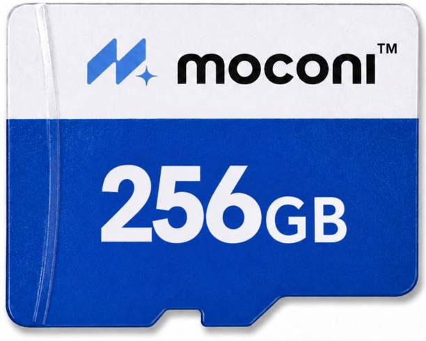 MOCONI 256GB Memory Card U-3/A1/V30 256 GB MicroSDXC Class 10 160 MB/s Memory Card Compatible with Camera, Computer, Mobile, Tablet