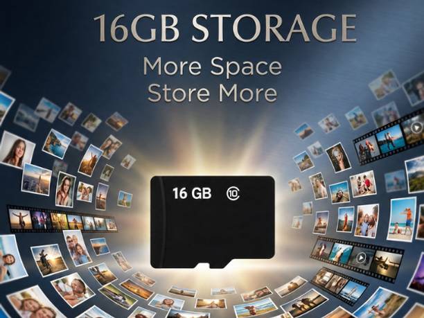 QQLIKE Memory Card UHS-I 16 GB MicroSD Card Class 10 100 MB/s Memory Card Compatible with Mobile, Tablet, Computer