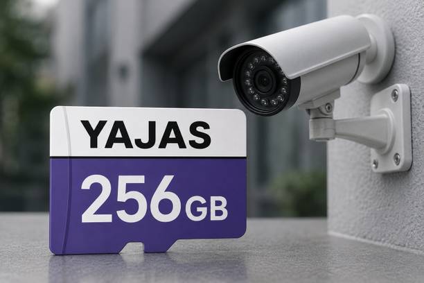 yajas 256GBSDCARD-PHDISK 10 256 GB MicroSDXC Class 10 140 MB/s  Memory Card Compatible with Camera, Computer, Gaming Console, Mobile, Tablet