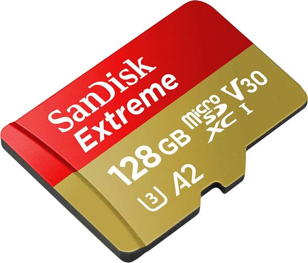 SanDisk Extreme A2 128 GB MicroSD Card Class 10 190 MB/s Memory Card