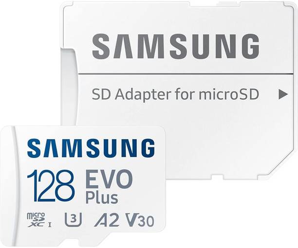 SAMSUNG SAMS ONE 128 GB MicroSDXC Class 10 160 MB/s  Memory Card Compatible with Camera, Computer, Gaming Console, Mobile, Tablet