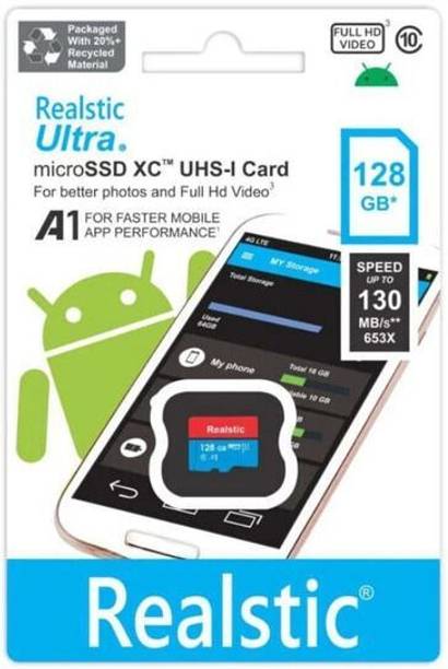ZOLDYCK 128GB-Rl-mmc-030 Ultra 128 GB MicroSDXC Class 10 130 MB/s Memory Card Compatible with Camera, Computer, Mobile, Tablet