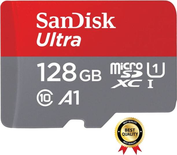 Mozahidul Telecom SanDisk SDSQUAR-128G-GN6MA Ultra 128 GB MicroSDXC Class 10 140 MB/s Memory Card Compatible with Camera, Computer, Gaming Console, Mobile, Tablet (Pack of 1) 10 128 GB MicroSDXC Class 10 150 MB/s  Memory Card Compatible with Mobile