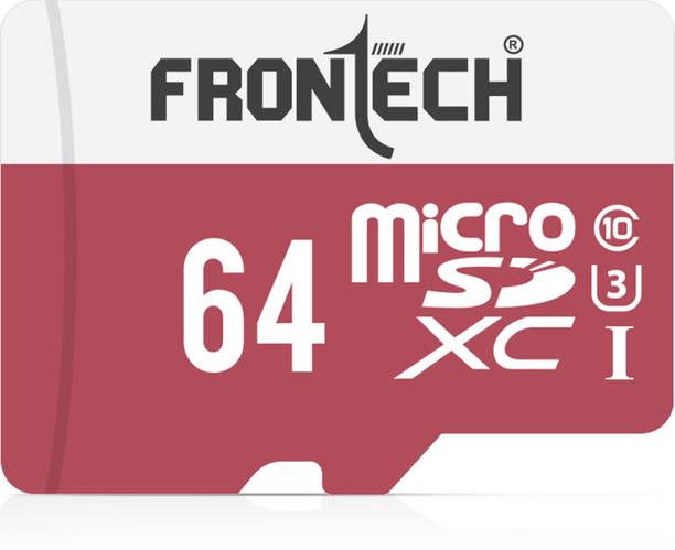 Frontech Micro SDXC Memory Card - Class 10 UHS-3 High-Speed Data Transfer | 64 GB MicroSDXC Class 10 30 MB/s Memory Card Compatible with Mobile, Camera