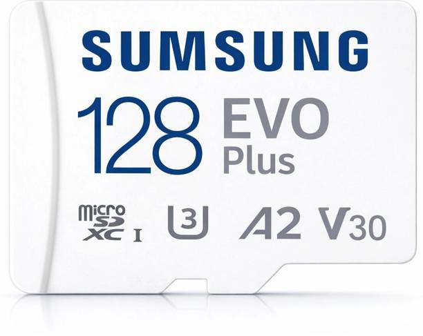 Sumsung 128GB EVO EVO Plus 128 GB MicroSDXC Class 10 130 MB/s  Memory Card Compatible with Mobile, Camera