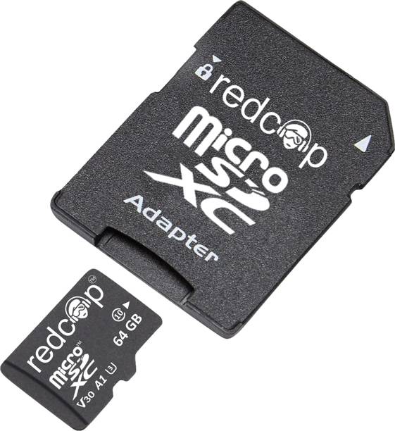 REDCOP RC-MSD-64GB SD Card 64 GB MicroSDXC Class 10 150 MB/s  Memory Card Compatible with Camera, Computer, Mobile, Tablet, Gaming Console
