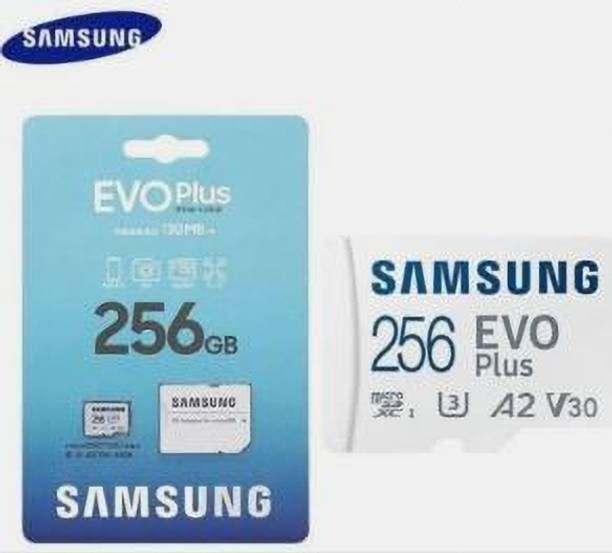 SAMSUNG MB-MCA256SA/INLTD EVO Plus 256 GB MicroSDXC Class 10 161 MB/s Memory Card Compatible with Camera, Computer, Gaming Console, Mobile, Tablet