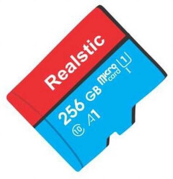 Realstic 256GB-Rl-mmc-049E Ultra 256 GB MicroSDXC Class 10 130 MB/s Memory Card Compatible with Camera, Camera, Gaming Console, Mobile, Tablet