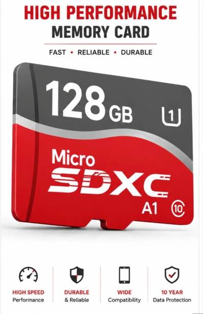 Retailmart SQ A1 UHS-I Ultra Pro 128 GB MicroSDXC Class 10 140 MB/s  Memory Card Compatible with Mobile, Tablet, Computer, Camera