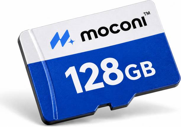 MOCONI 128GB-Memory Card U-3/A1/V30 128 GB MicroSDXC Class 10 160 MB/s Memory Card Compatible with Camera, Computer, Mobile, Tablet