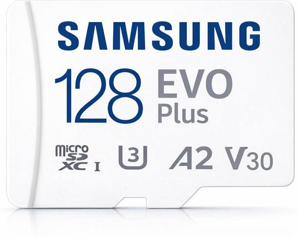 Sumsung EVO Plus 128 GB EVO EVO Plus 128 GB MicroSDXC Class 10 130 MB/s Memory Card Compatible with Mobile