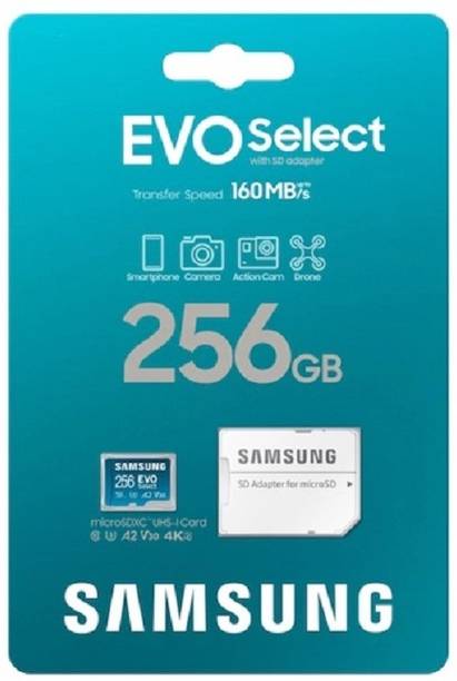 SAMSUNG EVO Select 256 GB MicroSDXC Class 10 130 MB/s Memory Card
