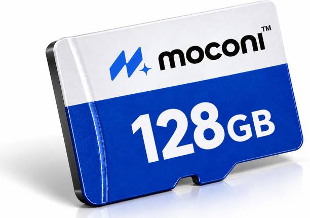 MOCONI 128-GB Memory Card U-3/A1/V30 128 GB MicroSDXC Class 10 160 MB/s Memory Card Compatible with Camera, Computer, Mobile, Tablet