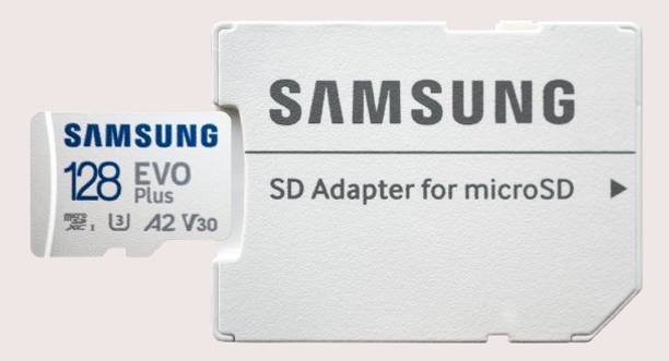 SAMSUNG SA128M01 Essential 128 GB MicroSDXC Class 10 160 MB/s  Memory Card Compatible with Camera, Computer, Gaming Console, Mobile, Tablet