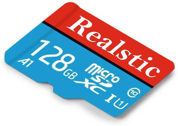 Realstic 10 128 GB SD Card Class 10 130 MB/s  Memory Card