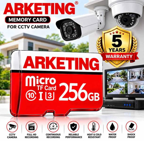ARKETING ARK-V6K4JT ARK-V6K4JT 256 GB Miniature Card Class 10 120 MB/s Memory Card Compatible with Camera, Computer, Gaming Console, Mobile, Tablet
