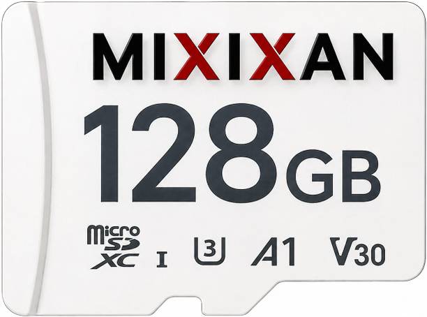 MIXIXAN 1 1 128 GB MMC Micro Card Class 10 100 MB/s  Memory Card Compatible with Camera, Computer, Gaming Console, Mobile, Tablet