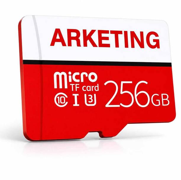ARKETING ARK-MC256-010R8D 256 W 256 GB MMC Micro Card Class 10 120 MB/s  Memory Card Compatible with Camera, Computer, Gaming Console, Mobile, Tablet
