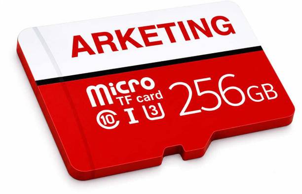 ARKETING ARK-MC256-015C6W 256 W 256 GB MMC Micro Card Class 10 120 MB/s Memory Card Compatible with Camera, Computer, Gaming Console, Mobile, Tablet