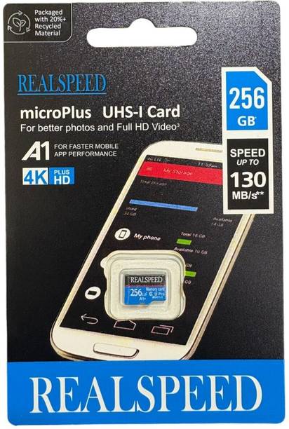 Realspeed A1MICRO 256 GB MMC Micro Card Class 10 130 MB/s  Memory Card