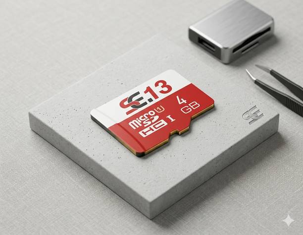 SE.13 Premium Series New 4 GB MMC Class 10 100 MB/s Memory Card Compatible with Mobile