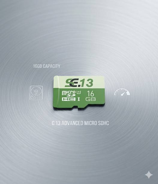 SE.13 Premium Series New 16 GB MMC Class 10 100 MB/s Memory Card Compatible with Mobile
