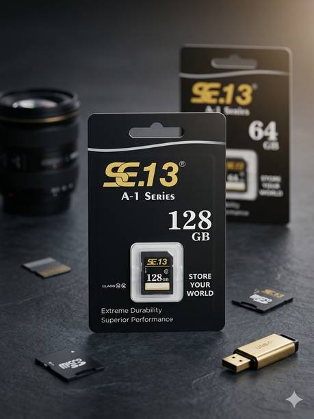 SE.13 A-1 Series A-1 128 GB MMC Class 10 100 MB/s Memory Card Compatible with Mobile