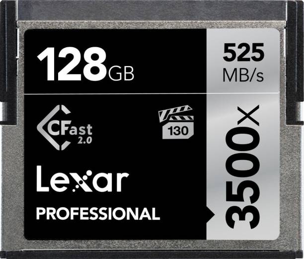 Lexar 3500X 128 GB Compact Flash Class 10 525 MB/s Mem...
