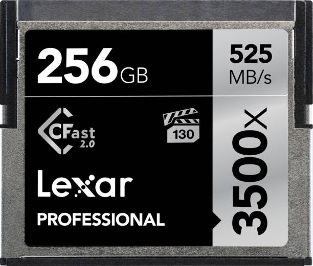 Lexar 3500X 256 GB Compact Flash Class 10 525 MB/s Mem...