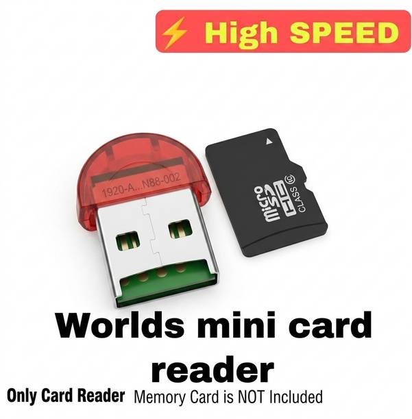 MithuTrader Minicardreader1 1 1 TB SD Card Class 2 3 MB/s  Memory Card Compatible with Computer, Tablet, Mobile