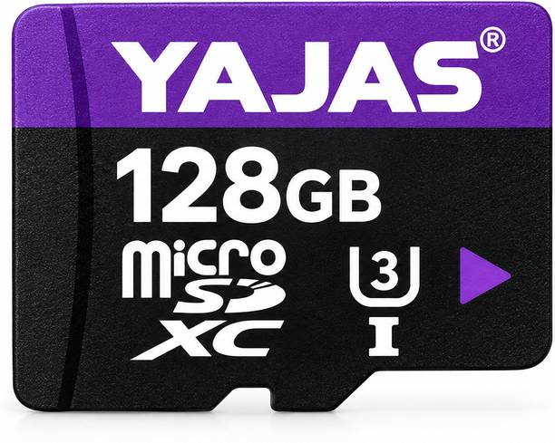 yajas Pro UHS-I Memory Card 10 128 GB SD Card Class 10 -140 MB/s  Memory Card Compatible with Camera, Computer, Gaming Console, Mobile, Tablet