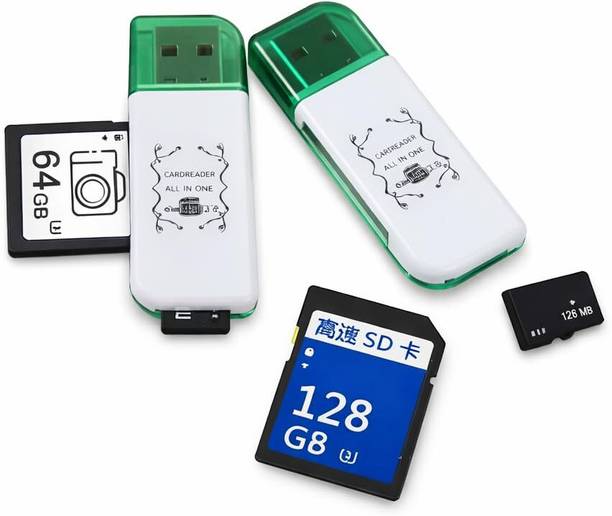 ka enterprises Multi Card Reader usb 1 MB SD Card Class 2 480 MB/s Memory Card Compatible with Camera, Computer, Gaming Console, Mobile, Tablet