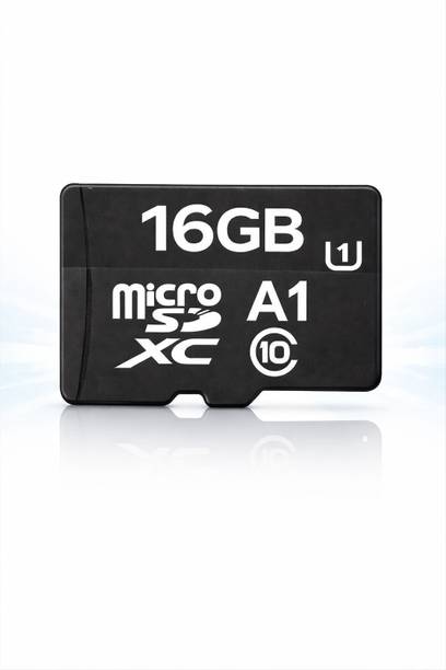 AJENTERPRISING 16GB MicroSDXC Memory Card (A1, U1, Class 10) – High Speed Storage Card 16GB SD Card 16 GB SD Card Class 10 100 MB/s  Memory Card Compatible with Gaming Console, Computer, Tablet, Camera, Mobile