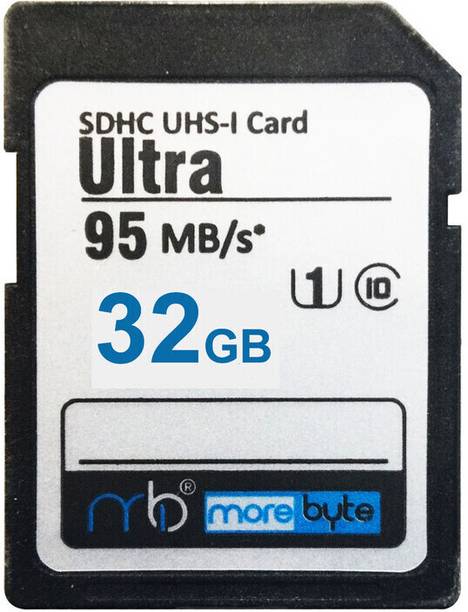 MOREBYTE Ultra 32 GB SDHC UHS-I Card Class 10 100 MB/s  Memory Card