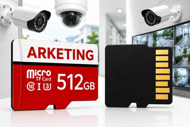 ARKETING ARK512-T17L6 M512 512 GB SDHC UHS-I Card Class 10 120 MB/s Memory Card Compatible with Camera, Computer, Gaming Console, Mobile, Tablet