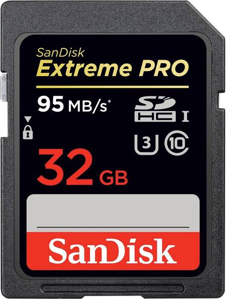 SanDisk Extreme Pro SDHC 32 GB 95MB/s UHS Speed Class 10 Extreme Pro 32 GB SDHC Class 10 95 MB/s  Memory Card Compatible with Camera