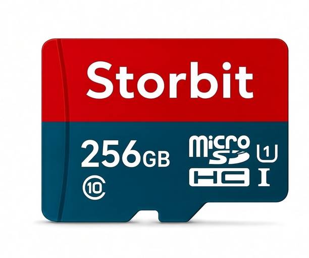 STORBIT SDCZ-256GB MicroSD Card 256 GB SDXC UHS-I Card Class 10 180 MB/s  Memory Card Compatible with Gaming Console, Computer, Tablet, Camera, Mobile