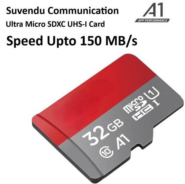 SUVENDU COMMUNICATION 32GB MEMORY CARD FULL SUPPORT- CAMERA CCTV SMARTPHONE TV LAPTOP DRONS 32GB MEMORY CARD SD CARD Ultra 32 GB SDXC Class 10 150 MB/s  Memory Card Compatible with Camera, Computer, Gaming Console, Mobile, Tablet