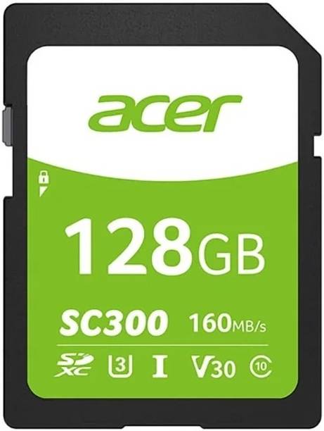 Acer SC300 128 GB SDXC UHS Class 3 160 MB/s Memory Card
