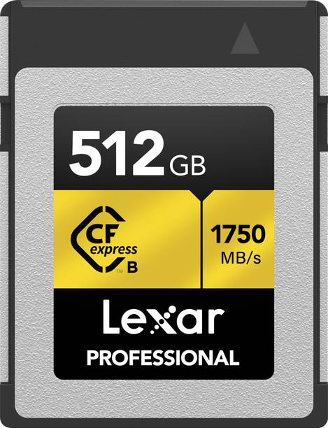 Lexar LCFX10-512CRB Professional 512 CFexpress Class 10 1750 MB/s Memory Card Compatible with Camera