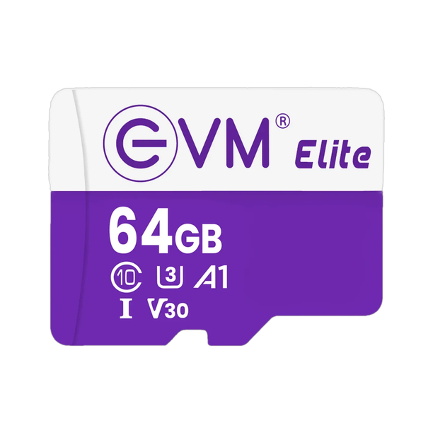 EVM EETF/64GU3 Elite 64 GB MicroSDXC Class 10 100 MB/s  Memory Card Compatible with Camera, Mobile, Tablet