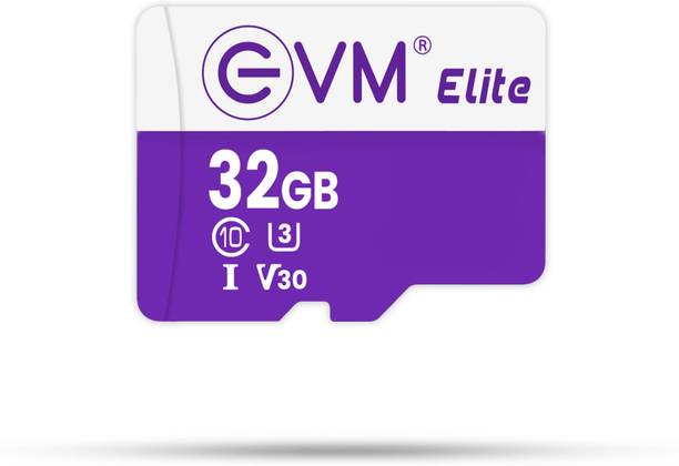 EVM EETF/32GU1 U3 V30 32 GB TF Card Class 10 100 MB/s  Memory Card Compatible with Camera, Mobile, Tablet