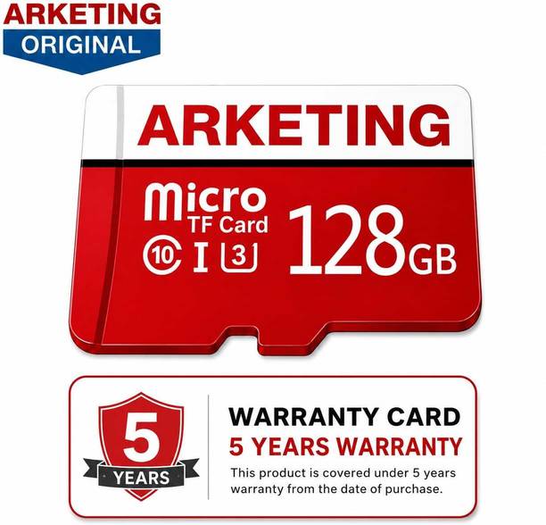 ARKETING TRO-128 PRO-128 128 GB Ultra SDHC Class 10 120 MB/s  Memory Card Compatible with Camera, Computer, Gaming Console, Mobile, Tablet