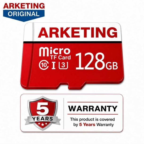 ARKETING ORO-128 PRO-128 128 GB Ultra SDHC Class 10 120 MB/s Memory Card Compatible with Camera, Computer, Gaming Console, Mobile, Tablet