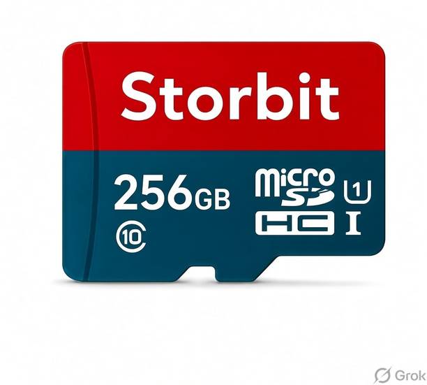 STORBIT High-Speed Storage Card for Smartphones, Tablets, and Action Cameras HC 1 256 GB Universal Flash Storage Class 10 10 MB/s Memory Card Compatible with Camera, Computer, Mobile, Tablet